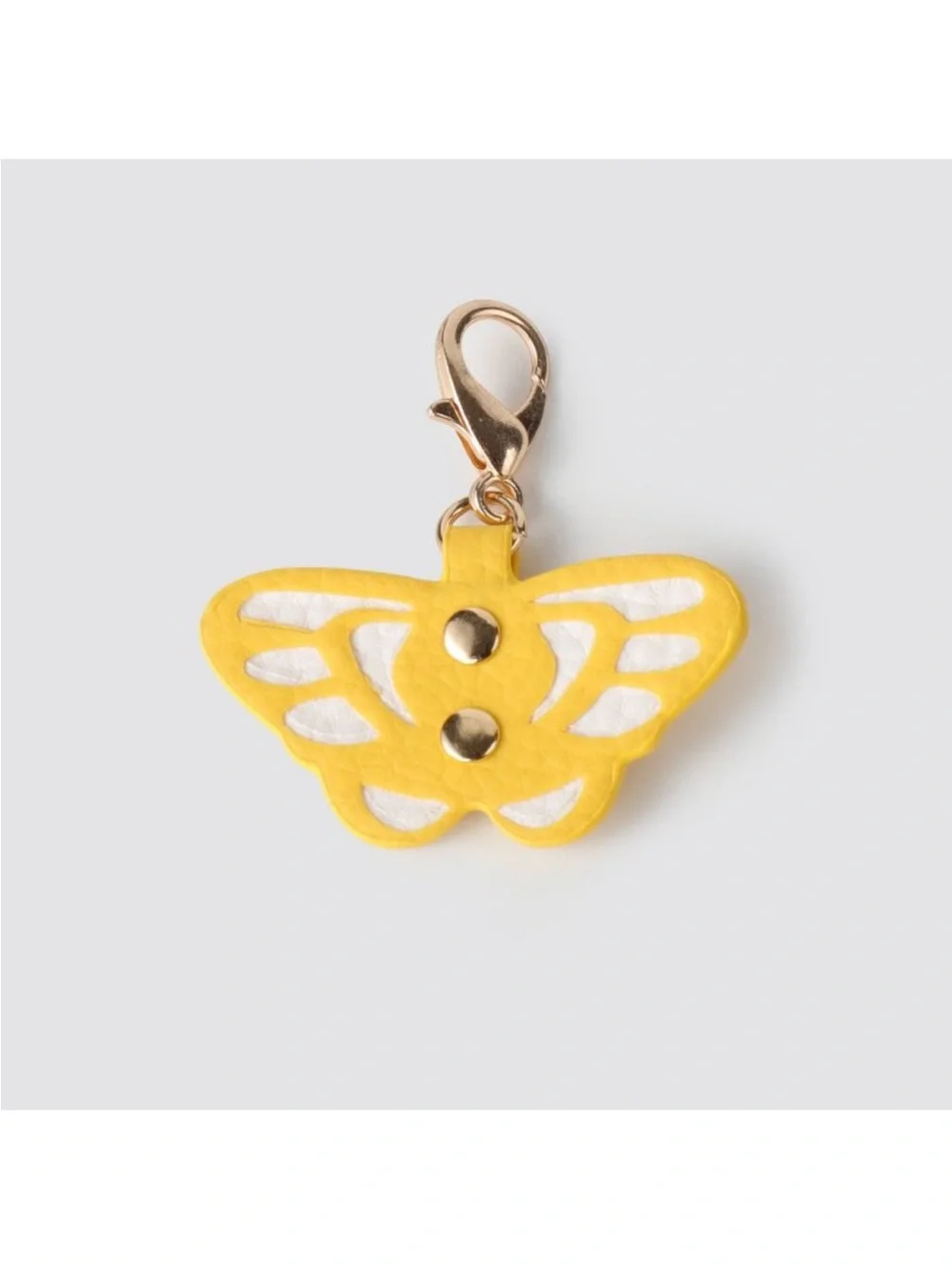 NIB Floral & Butterfly Charm in Pink, Blue & Yellow - 3 pc set